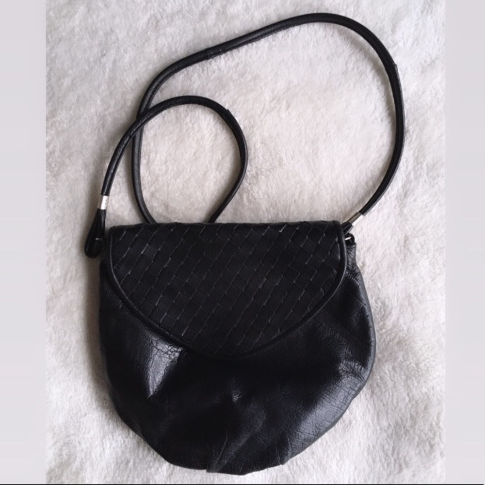 Black Leather Purse